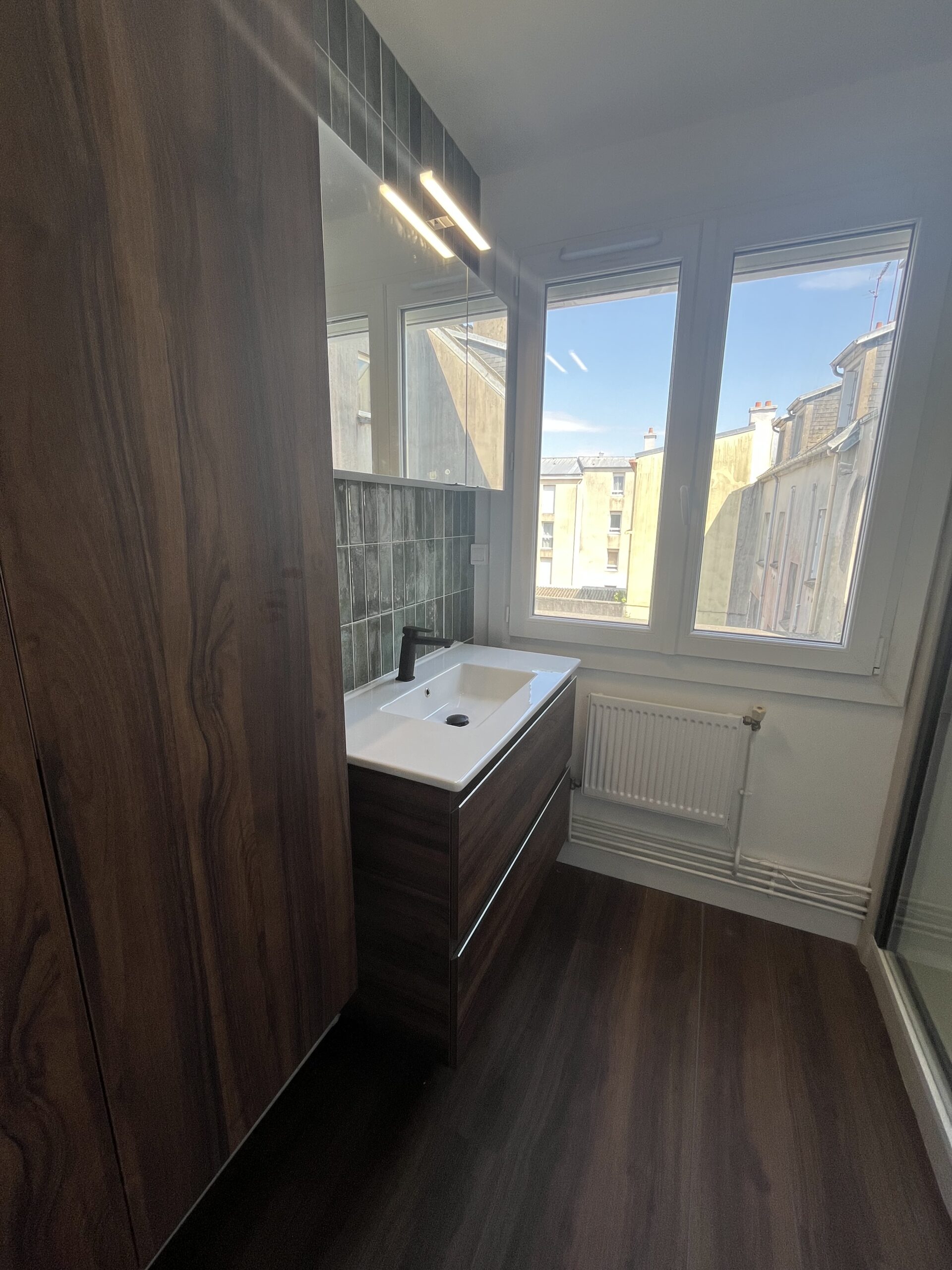 Rénovation d'une salle de bain à brest.